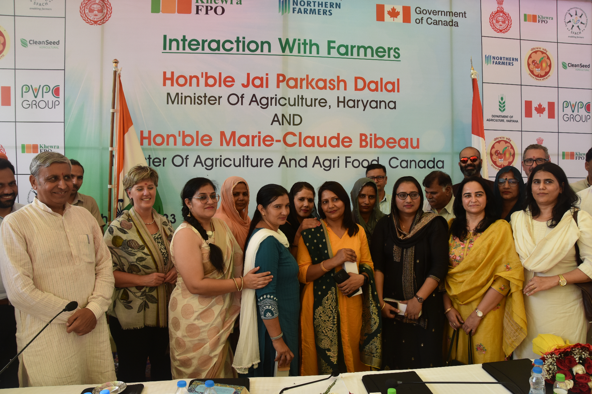 Hosting Agriculture Ministers of Haryana & Canada